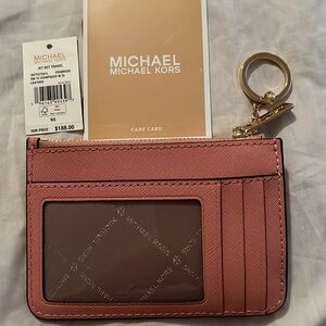 Michael Kors Primrose ID keychain coin, wallet new with tags